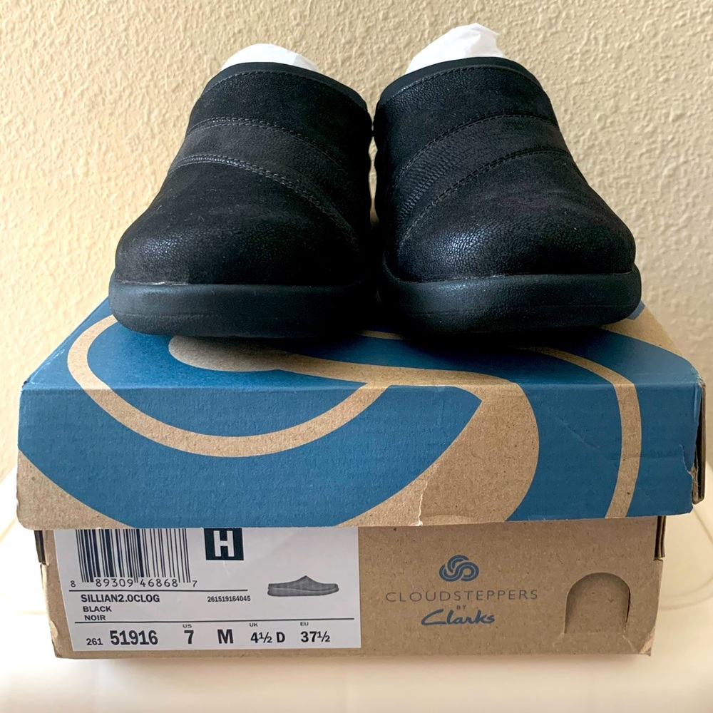 Clarks Clogs Black